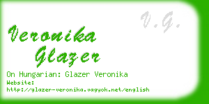 veronika glazer business card